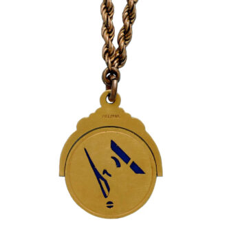 An American gold lever with unusual spinning fob Circa 1915