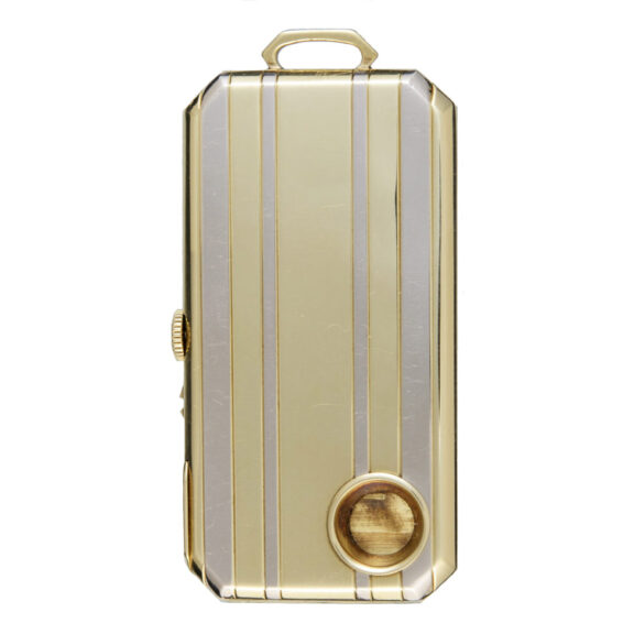 American art deco watch combined with a cigar cutter Circa 1915 American art deco watch combined with a cigar cutter Circa 1915