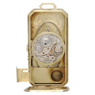 American art deco watch combined with a cigar cutter Circa 1915