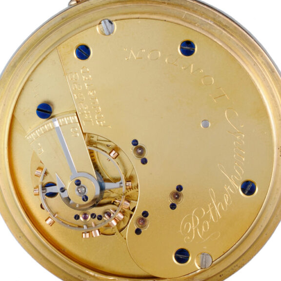 English lever pocket watch in a gold open face case Circa 1920 English lever pocket watch in a gold open face case Circa 1920