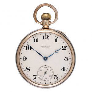 American pocket watch in a gold filled open face case Circa 1920