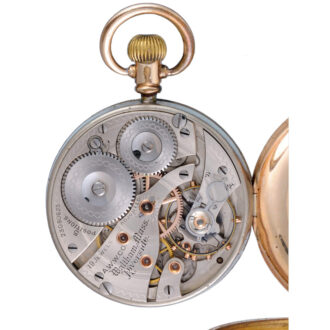 American pocket watch in a gold filled open face case Circa 1920