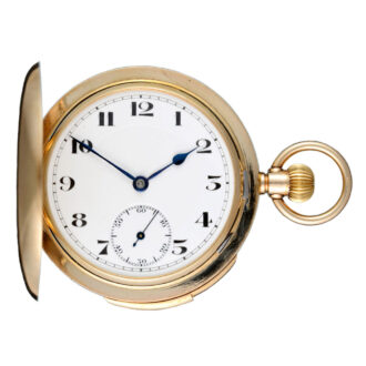 Swiss gold minute repeating lever pocket watch Circa 1924