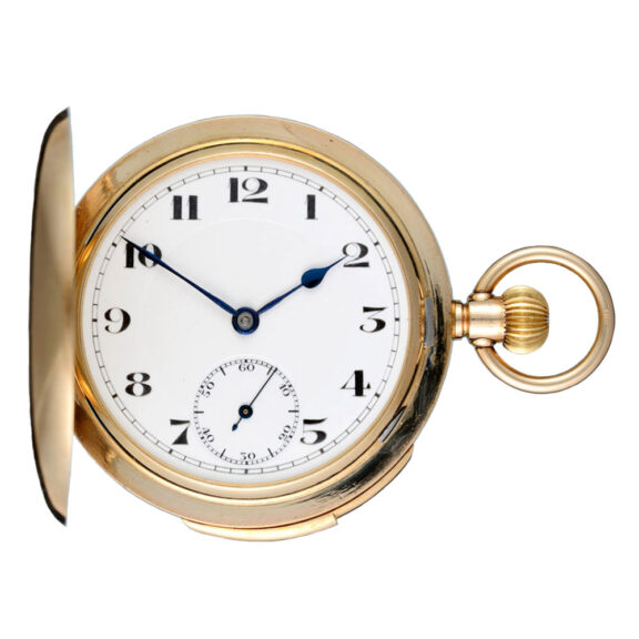 Swiss gold minute repeating lever pocket watch Circa 1924