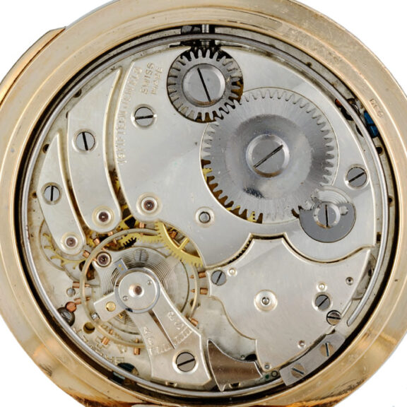 Swiss gold minute repeating lever pocket watch Circa 1924 Swiss gold minute repeating lever pocket watch Circa 1924