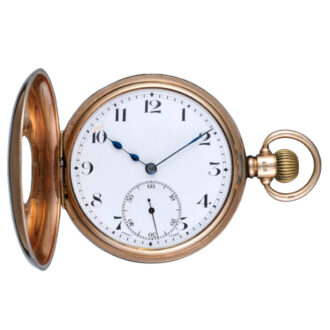 A Swiss lever by Rolex in a gold half hunter case Circa 1929