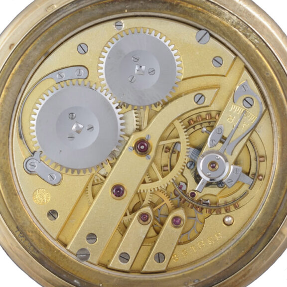 A lever pocket watch by IWC in a gold open face case Circa 1930 A lever pocket watch by IWC in a gold open face case Circa 1930