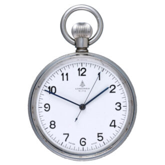 A stainless Swiss centre seconds lever deck watch Circa 1930