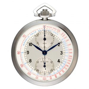 A stainless steel lever minute recording chronograph Circa 1930