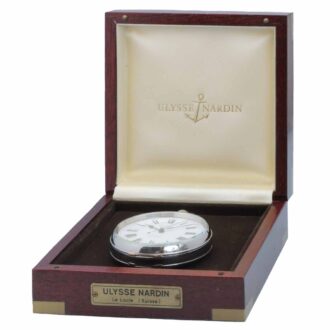 A fine large Swiss lever deck watch by Ulysse Nardin Circa 1940 A fine large Swiss lever deck watch by Ulysse Nardin Circa 1940