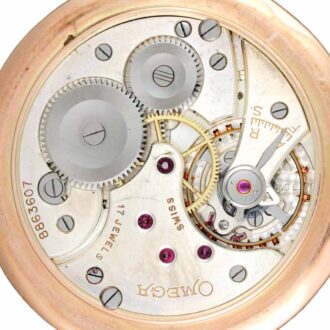 A Swiss lever dress watch in a gold open face case Circa 1940