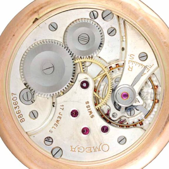 A Swiss lever dress watch in a gold open face case Circa 1940 A Swiss lever dress watch in a gold open face case Circa 1940