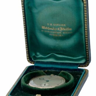 A Swiss lever dress watch in a gold open face case Circa 1940