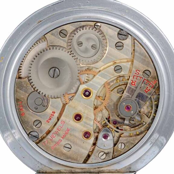 A slim Swiss lever dress watch with sales receipt Circa 1948 A slim Swiss lever dress watch with sales receipt Circa 1948