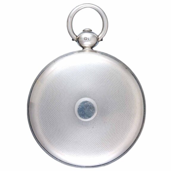 English silver hunting cased duplex pocket watch Circa 1825 English silver hunting cased duplex pocket watch Circa 1825