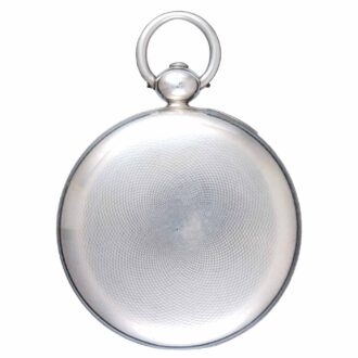 English silver hunting cased duplex pocket watch Circa 1825