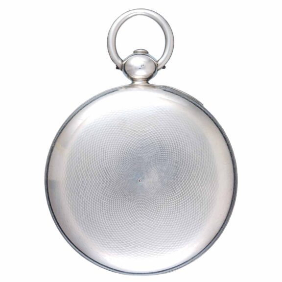 English silver hunting cased duplex pocket watch Circa 1825 English silver hunting cased duplex pocket watch Circa 1825