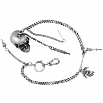 A Swiss silver lever pocket watch in the form of a skull Circa 1930