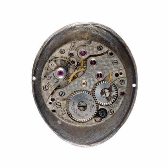 A Swiss silver lever pocket watch in the form of a skull Circa 1930 A Swiss silver lever pocket watch in the form of a skull Circa 1930