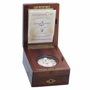 A Swiss lever deck watch with power reserve indication Circa 1960