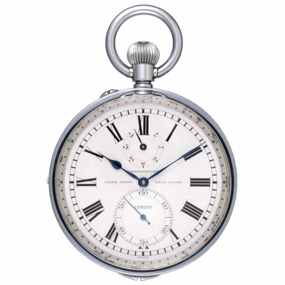 A Swiss lever deck watch with power reserve indication Circa 1960 A Swiss lever deck watch with power reserve indication Circa 1960