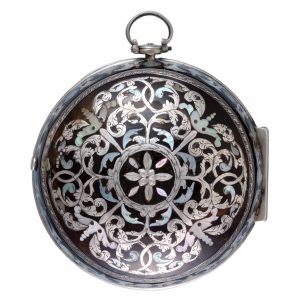 English verge in fine silver and tortoiseshell pair cases Circa 1695