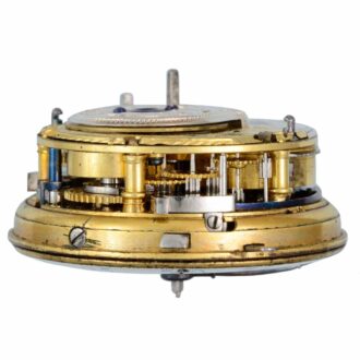 Repeating verge in fine gold repousse case by Moser Circa 1760