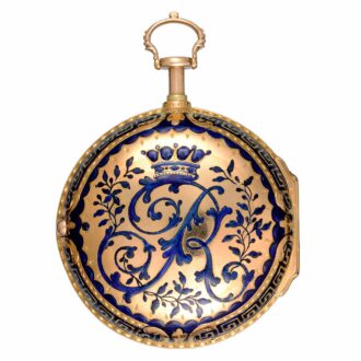 English gold/enamel quarter repeater with chatelaine Circa 1766