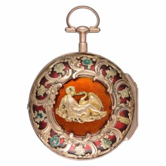 A French verge in a gold mounted glass consular case Circa 1770