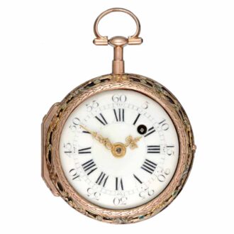 A French verge in a gold mounted glass consular case Circa 1770