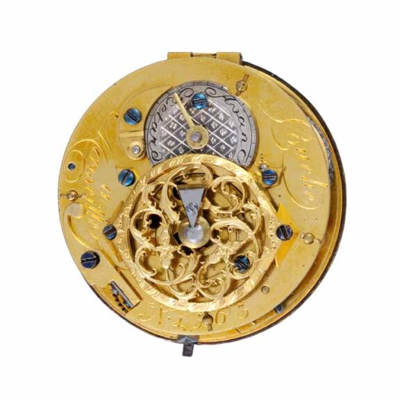 A French verge in a three colour gold consular case Circa 1780 A French verge in a three colour gold consular case Circa 1780
