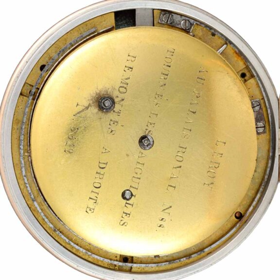A French quarter repeating cylinder watch by Leroy Circa 1780 A French quarter repeating cylinder watch by Leroy Circa 1780