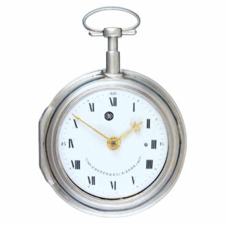 A very rare French Sully escapement quarter repeater Circa 1780