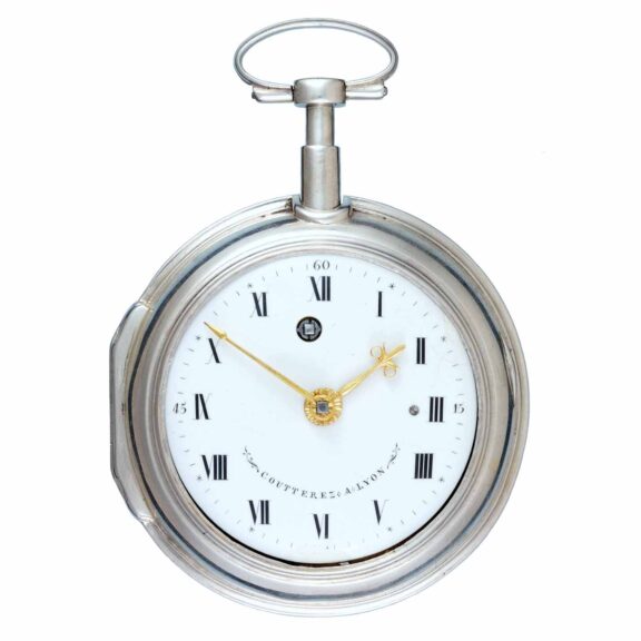 A very rare French Sully escapement quarter repeater Circa 1780