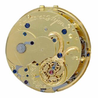 A very rare French Sully escapement quarter repeater Circa 1780