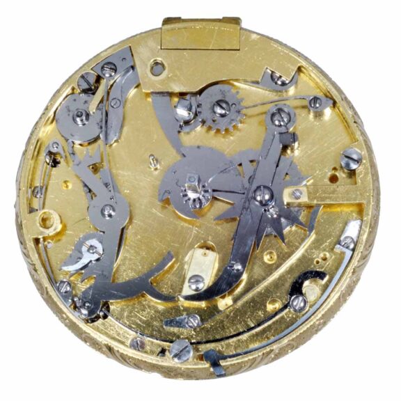 A very rare French Sully escapement quarter repeater Circa 1780 A very rare French Sully escapement quarter repeater Circa 1780
