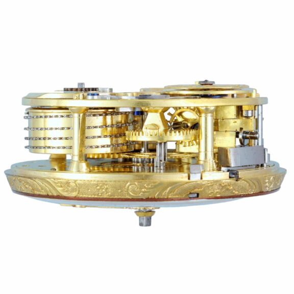 A very rare French Sully escapement quarter repeater Circa 1780 A very rare French Sully escapement quarter repeater Circa 1780