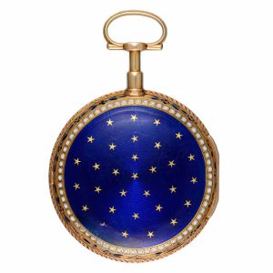 A French verge in a gold and enamel consular case Circa 1780