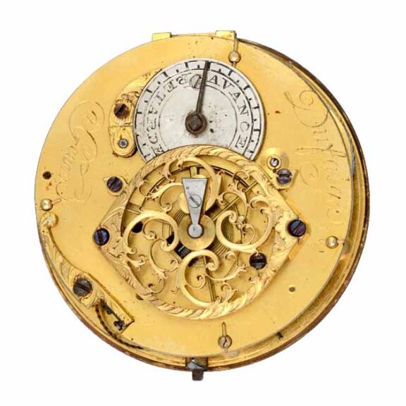 A Swiss verge in a gold and enamel consular case Circa 1785 A Swiss verge in a gold and enamel consular case Circa 1785