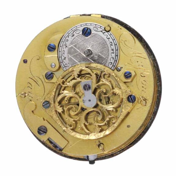French diamond set gold and enamel pocket watch Circa 1790 French diamond set gold and enamel pocket watch Circa 1790
