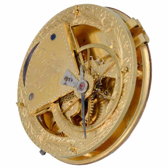 German cylinder pocket watch with day, date calendar Circa 1790 German cylinder pocket watch with day, date calendar Circa 1790
