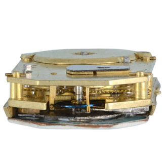 Swiss gold gem-set watch with matching chatelaine Circa 1800 Swiss gold gem-set watch with matching chatelaine Circa 1800
