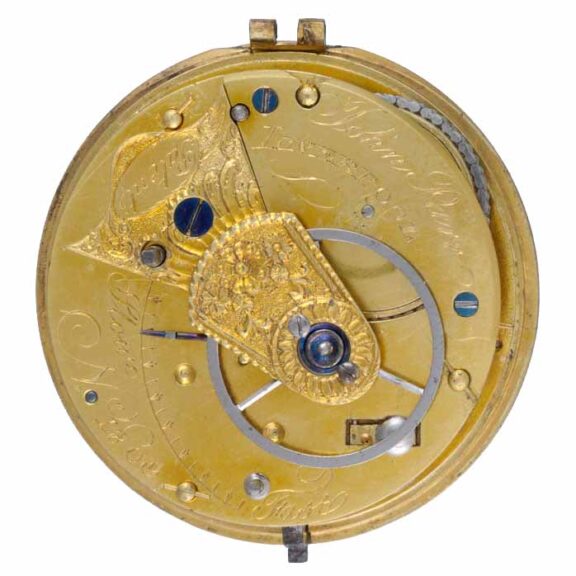 An English rack lever pocket watch in silver pair cases Circa 1810 An English rack lever pocket watch in silver pair cases Circa 1810