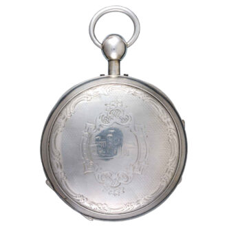 Swiss silver quarter repeating verge automaton Circa 1810 Swiss silver quarter repeating verge automaton Circa 1810