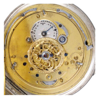 Swiss silver quarter repeating verge automaton Circa 1810 Swiss silver quarter repeating verge automaton Circa 1810
