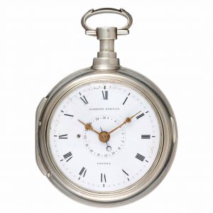 English silver pair cased quarter repeater with date Circa 1810