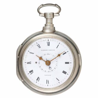 English silver pair cased quarter repeater with date Circa 1810