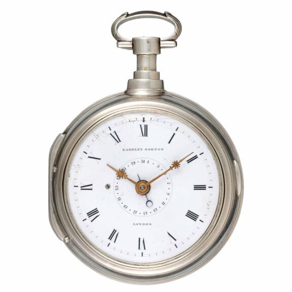 English silver pair cased quarter repeater with date Circa 1810