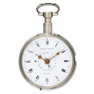 English silver pair cased quarter repeater with date Circa 1810