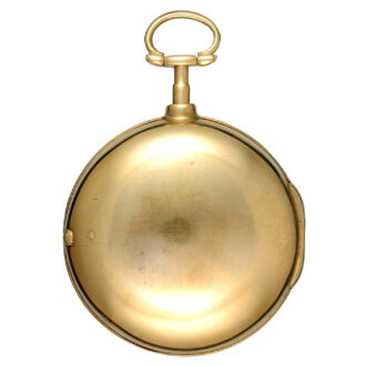 English centre seconds verge in gilt metal pair cases Circa 1790